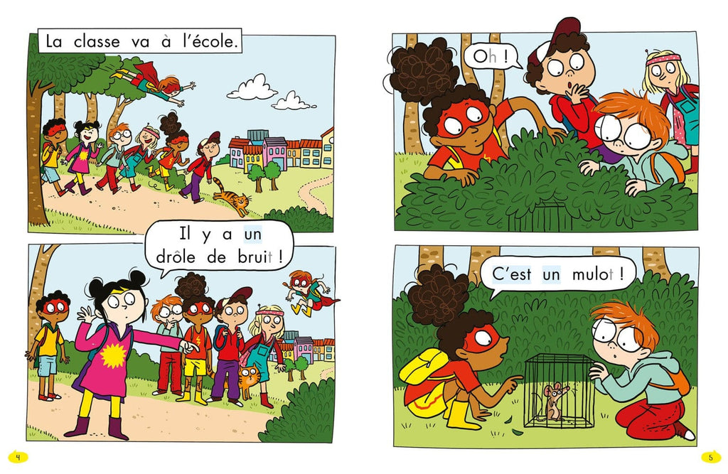Les héros de 1re année - Un mulot à l'école - Niveau 1 en BD