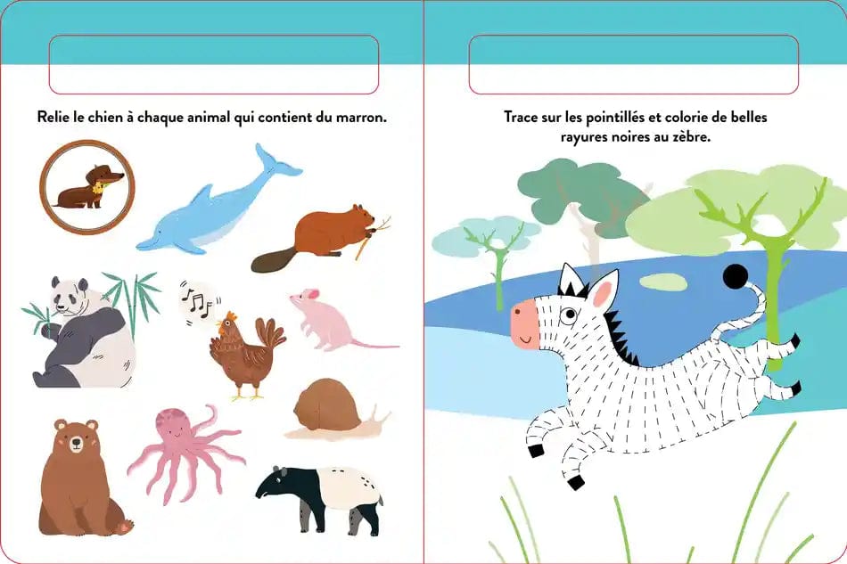 Les formes et les couleurs - Avec 1 crayon effaçable