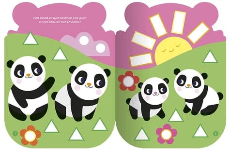 Gommettes Formes : Coucou petit panda