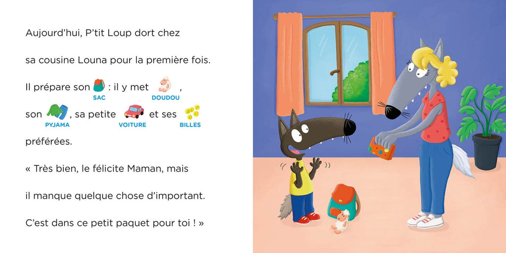 P'tit loup ne dort pas à la maison