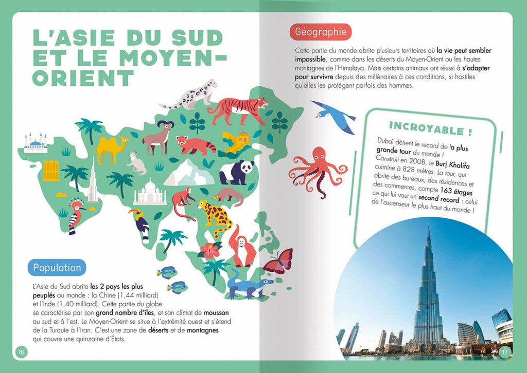 Mon atlas du monde aimanté