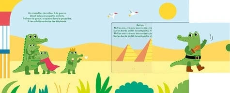 Livre sonore - Ma comptine animée - Ah ! les crocodiles