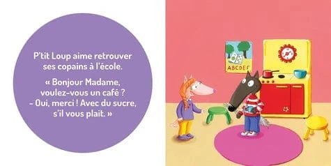 P'tit loup aime l'école