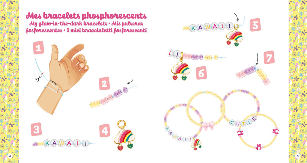 Coffret - Mes bracelets phospho - Kawaii