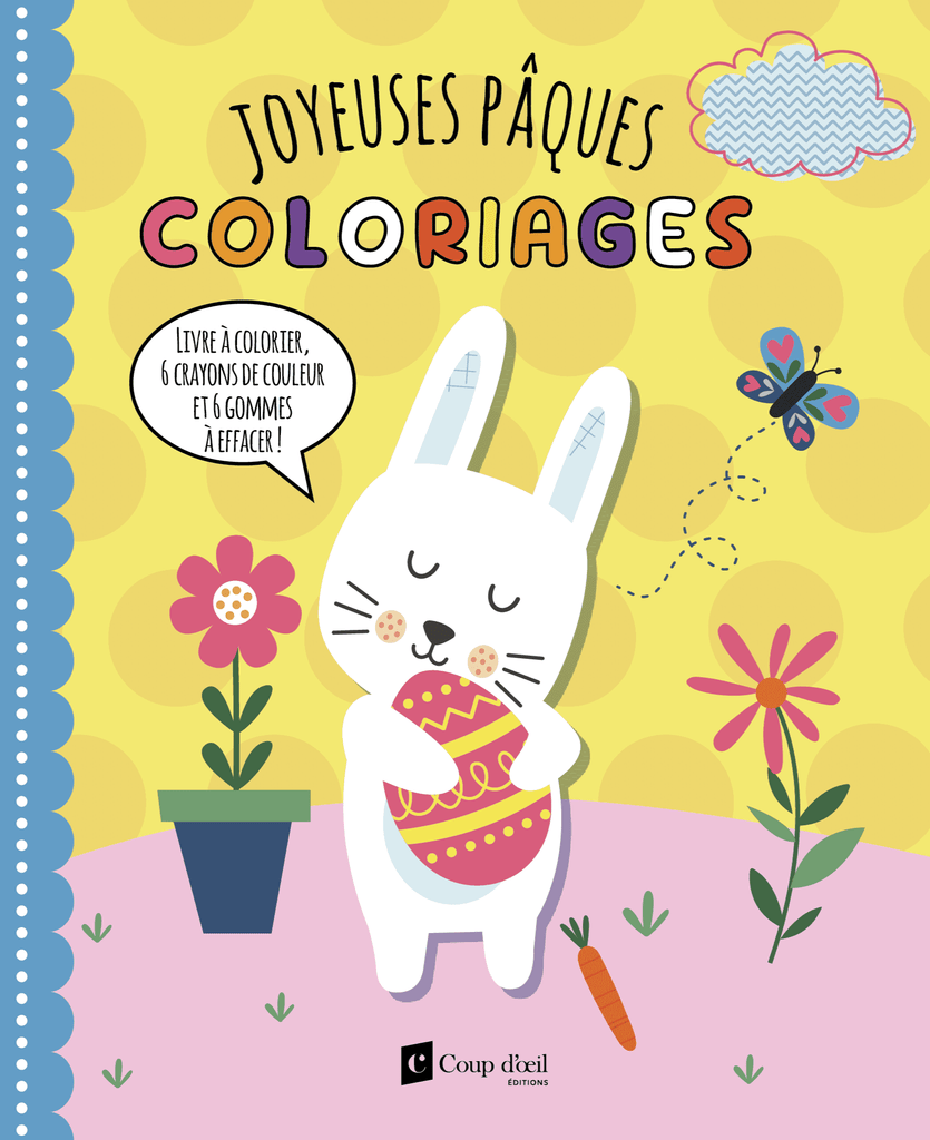 Coloriages avec crayons – Pâques