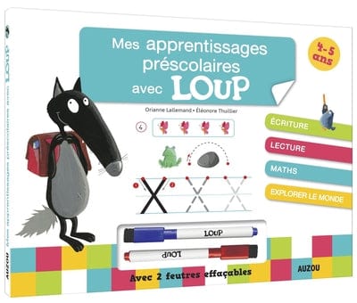 Mes apprentissages préscolaires avec Loup - 4 - 5 ans