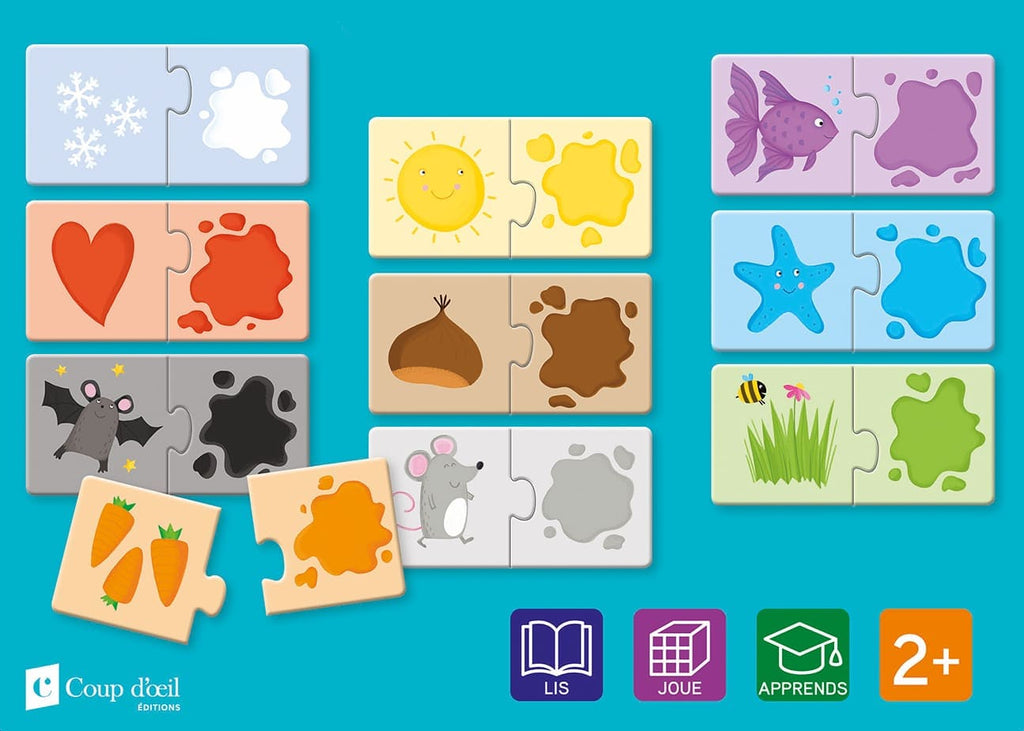 Coffret casse-tête - Les couleurs