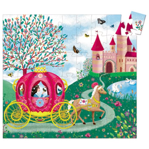 Puzzle silhouette - Le carrosse d'Élise - 54 pièces