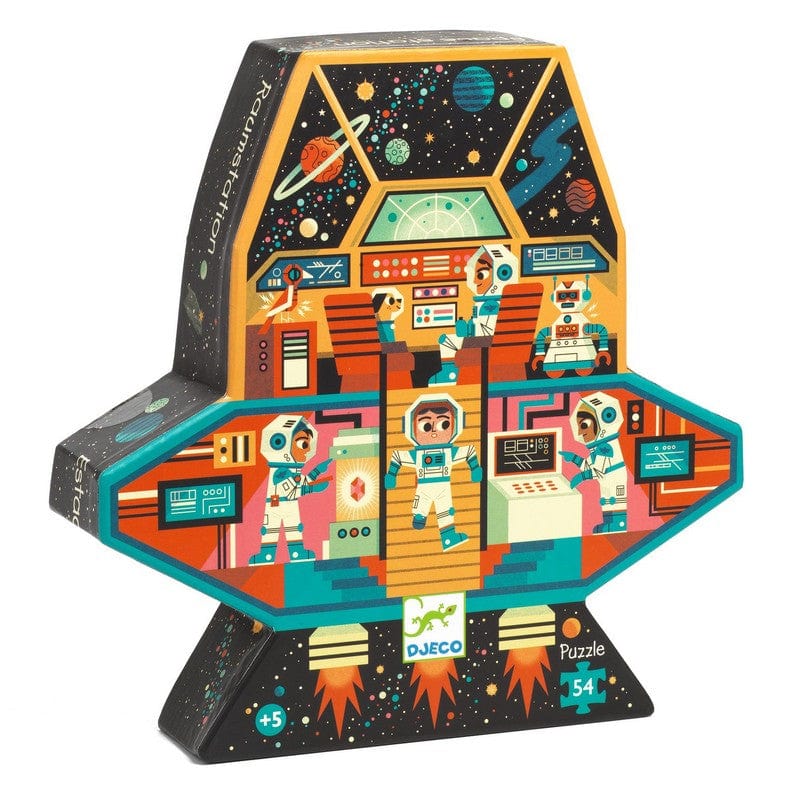 Puzzle Silhouette - Station spatiale (54 pcs)