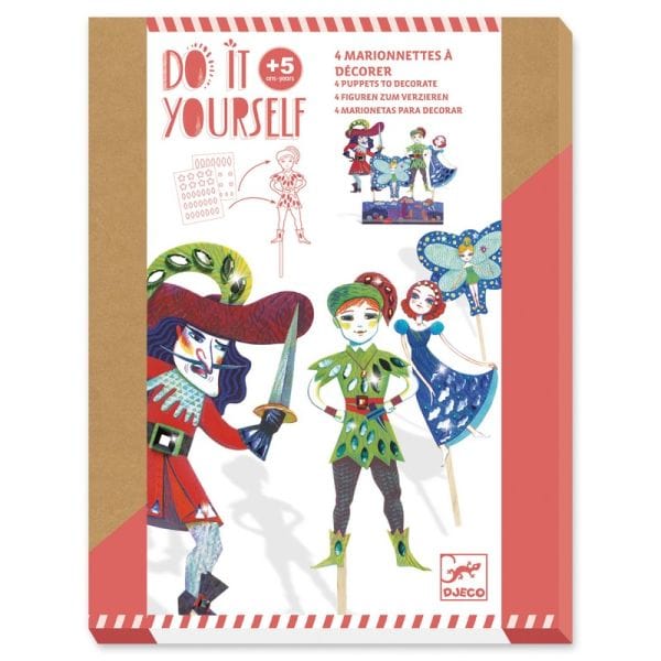 DIY - Marionnettes à décorer - Peter Pan