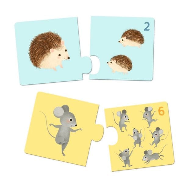 Puzzle Duo - bébés animaux
