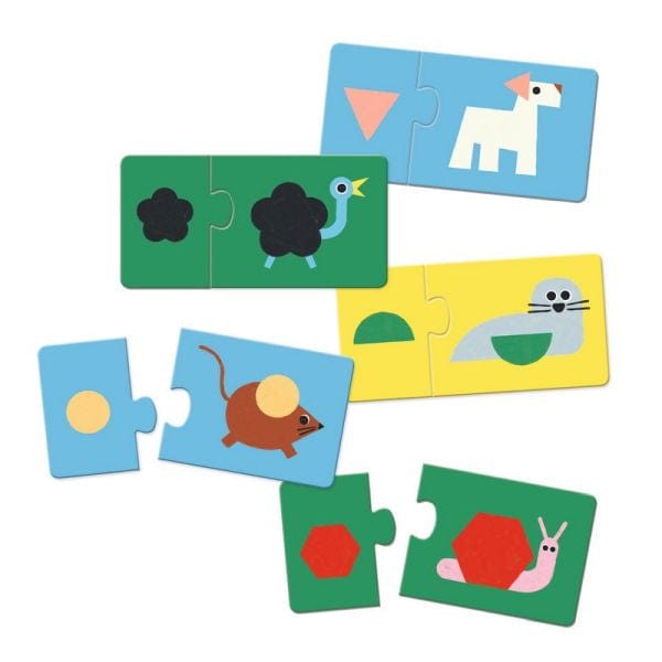 Puzzle Duo - Formes & animaux