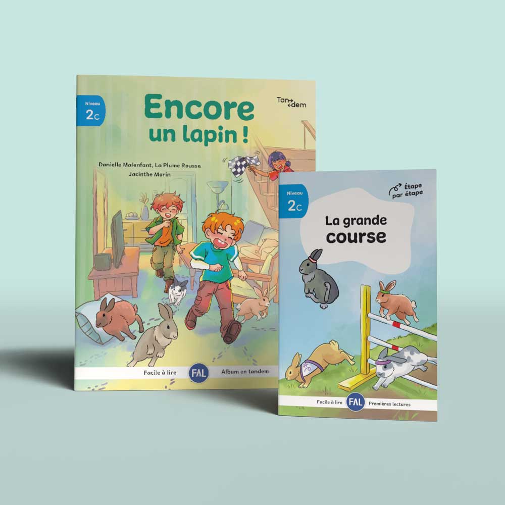 Facile à lire - Tandem - Encore un lapin ! - niveau 2