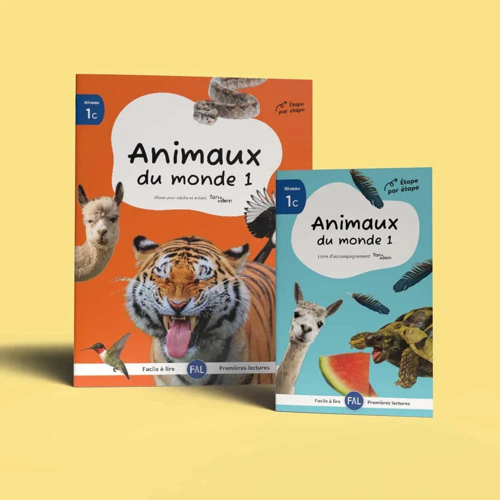 Facile à lire - Tandem - Animaux du monde 1 - niveau 1