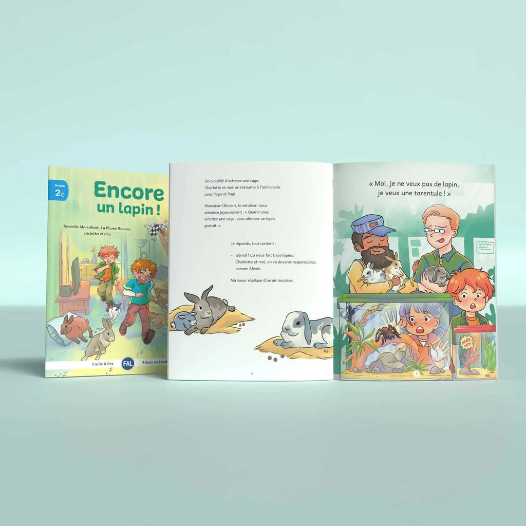 Facile à lire - Tandem - Encore un lapin ! - niveau 2