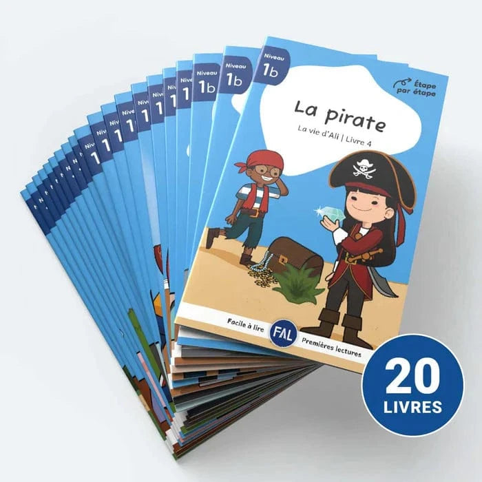 Ensemble Facile à lire - La vie d'Ali - niveau 1b - Pack de 20 livres