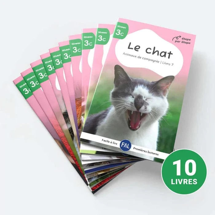 Ensemble Facile à lire - Les animaux de compagnie - Niveau 3c