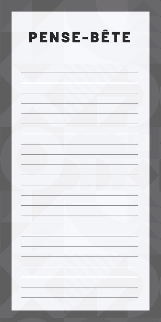 Mémo bloc note aimanté - Pense-Bête Professionnel