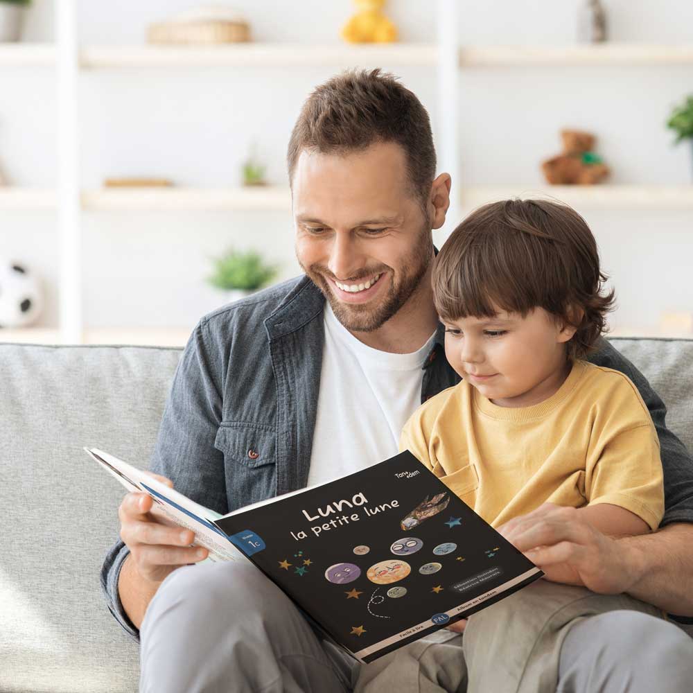 Facile à lire - Tandem - Luna la petite lune - niveau 1
