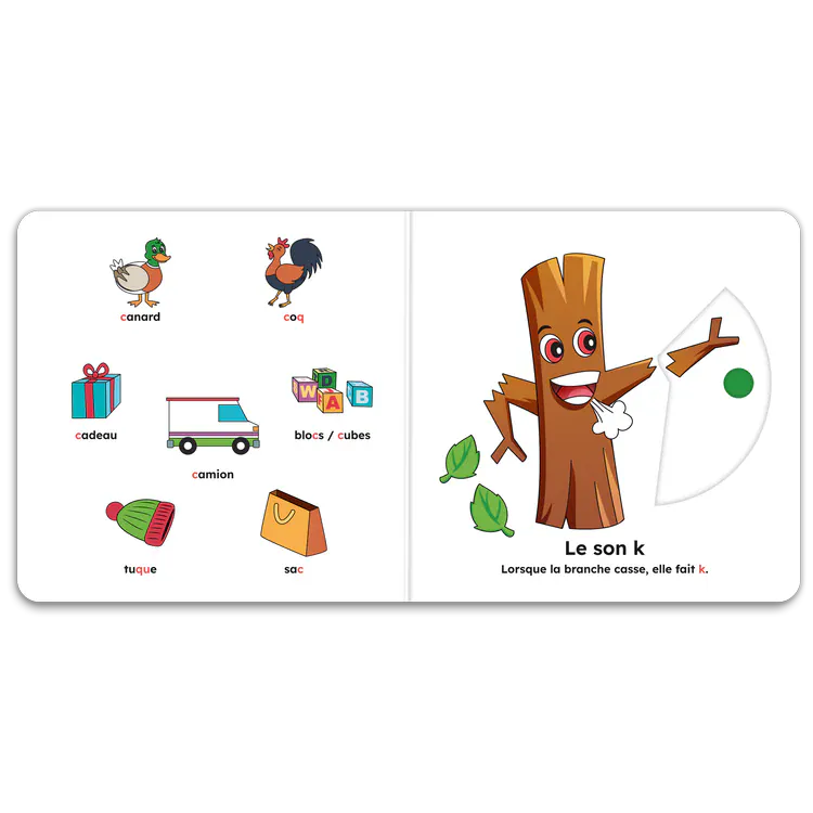 J’apprends les sons : Les consonnes et les voyelles k, g, â, an, un