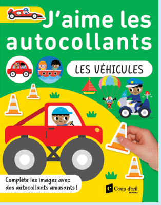 J'aime les autocollants - Les véhicules