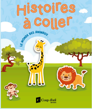 Histoire à coller - Le monde des animaux