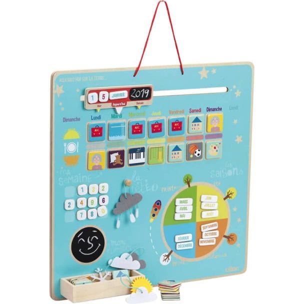 Calendrier magnétique - Aujourd'hui sur la Terre