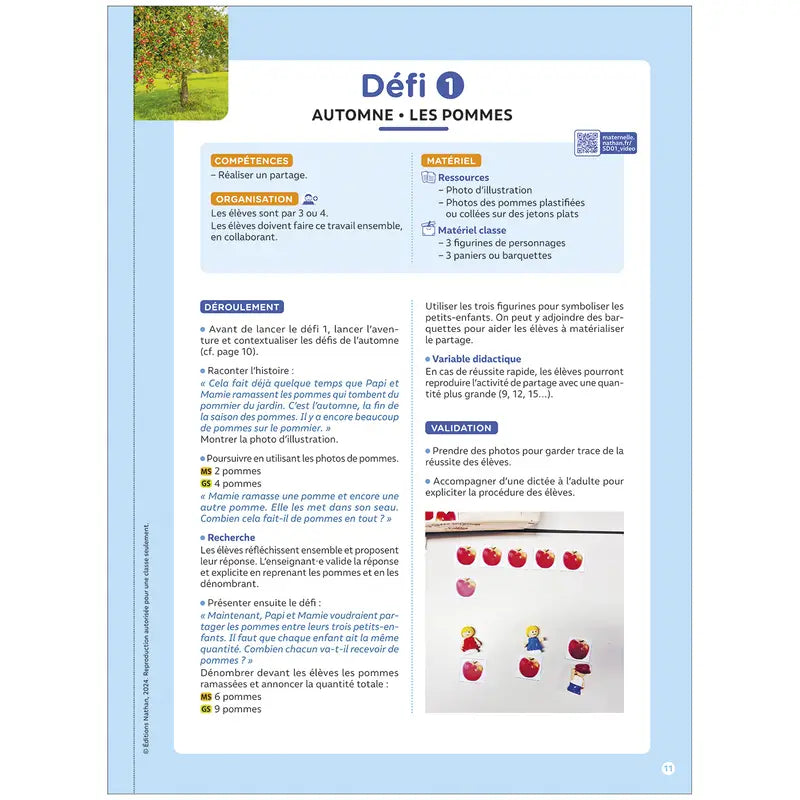 Les défis MHM - Au fil des saisons MS/GS