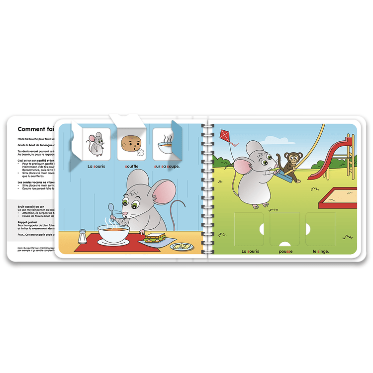 J'apprends à prononcer le son s avec la souris