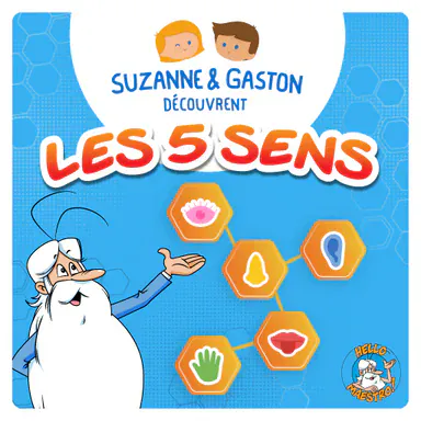 Lunii - Livre audio interactif - Suzanne et Gaston découvrent les 5 sens