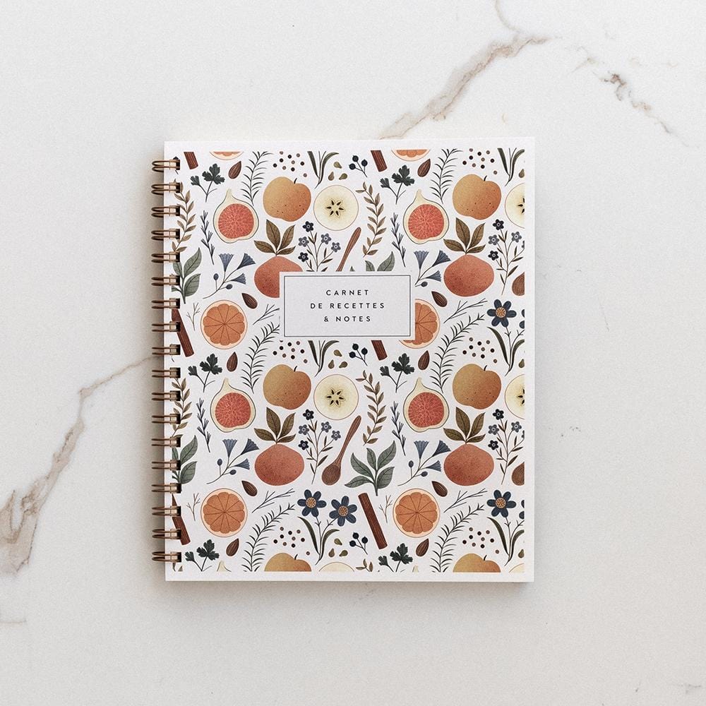 Carnet de recettes & notes - Trois fois par jour