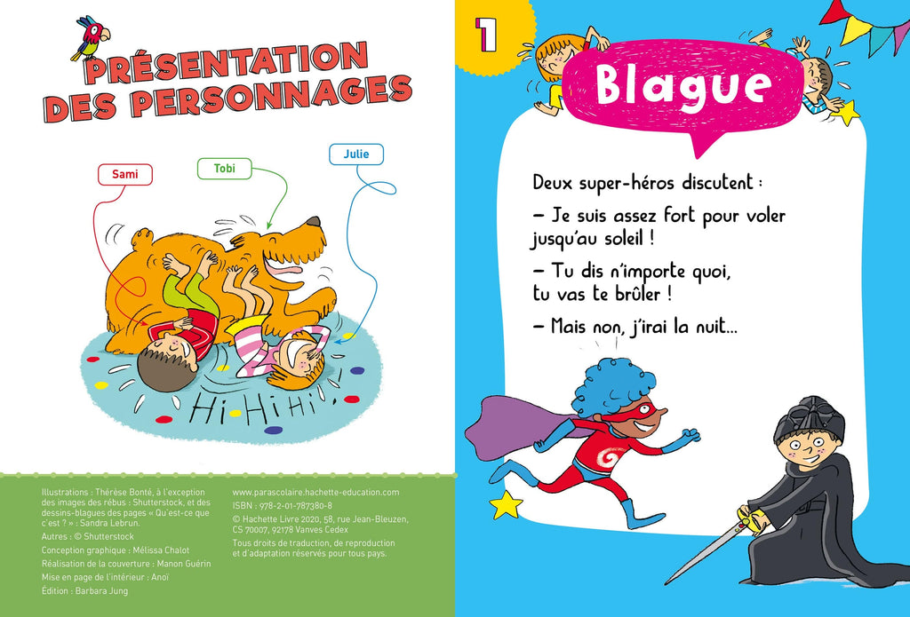 100 blagues, charades et devinettes avec Sami et Julie T02