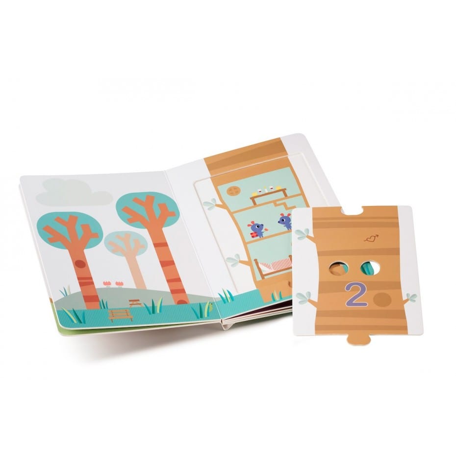 1, 2, 3 Forest - Livre puzzle pour apprendre à compter