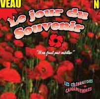 Les célébrations du Canada - Le jour du souvenir