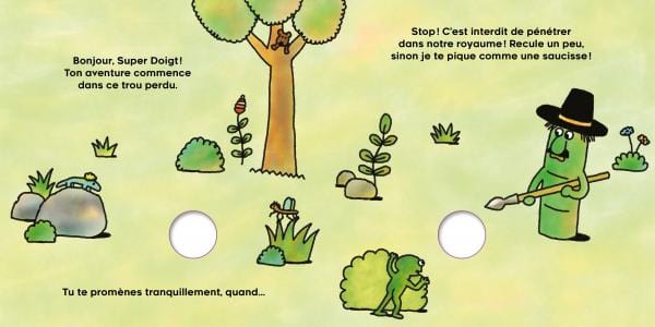 Super doigt et la tribu des doigts verts