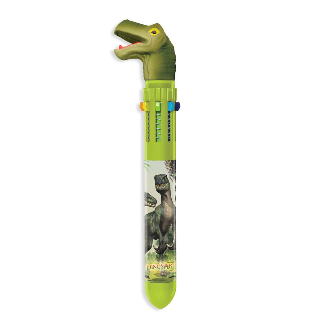DinosArt – Stylo à billes - 10 couleurs