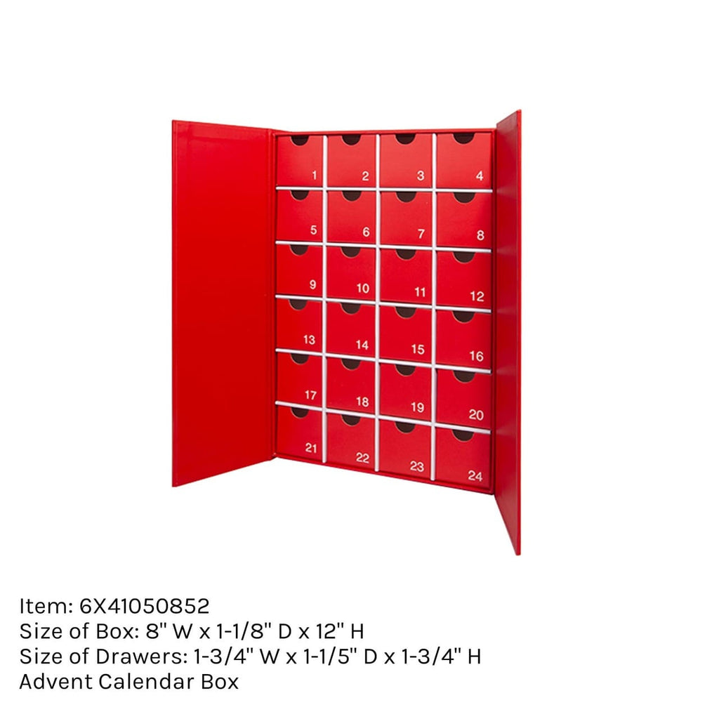 Mon calendrier de l'avent - A "remplir" soi-même (Box - Rouge)