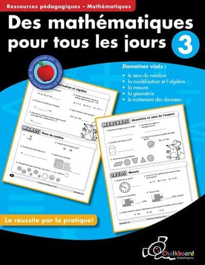 Des mathématiques pour tous les jours - 3e année