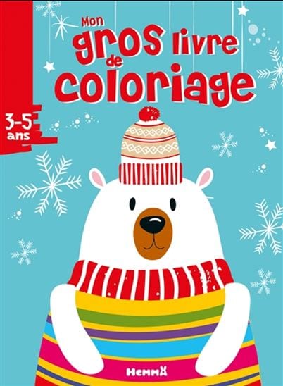 Mon gros livre de coloriage - Ours blanc