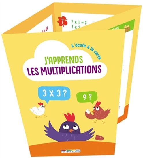 J'apprends les multiplications