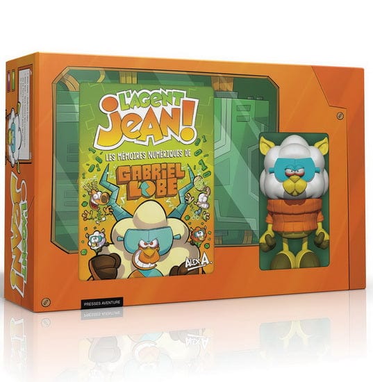 Coffret L’Agent Jean : Les mémoires numériques de Gabriel Lobe + figurine
