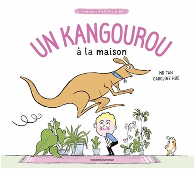 Un kangourou à la maison