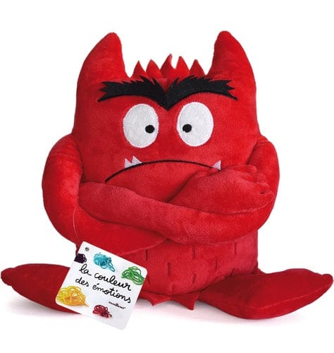La couleur des émotions - La colère (Peluche rouge)