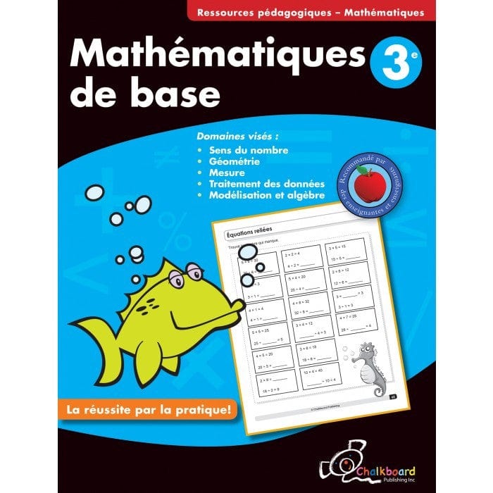 Des mathématiques de base - 3e année