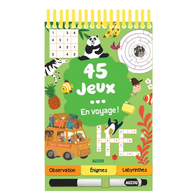45 jeux ... en voyage!