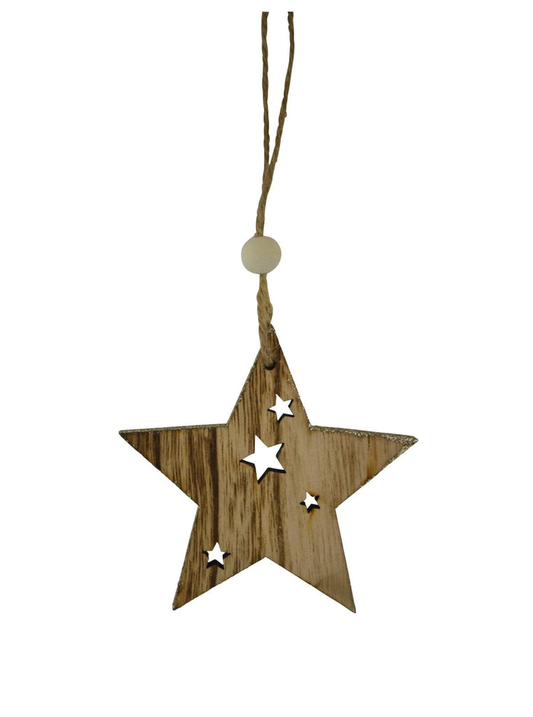 Décoration Sapin - Étoile dorée