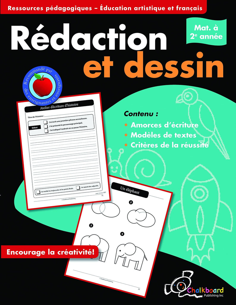 Rédaction et dessin - Maternelle et 2e année
