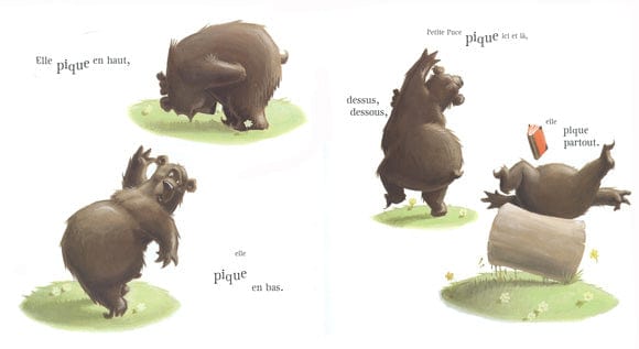 Gros ours et petite puce