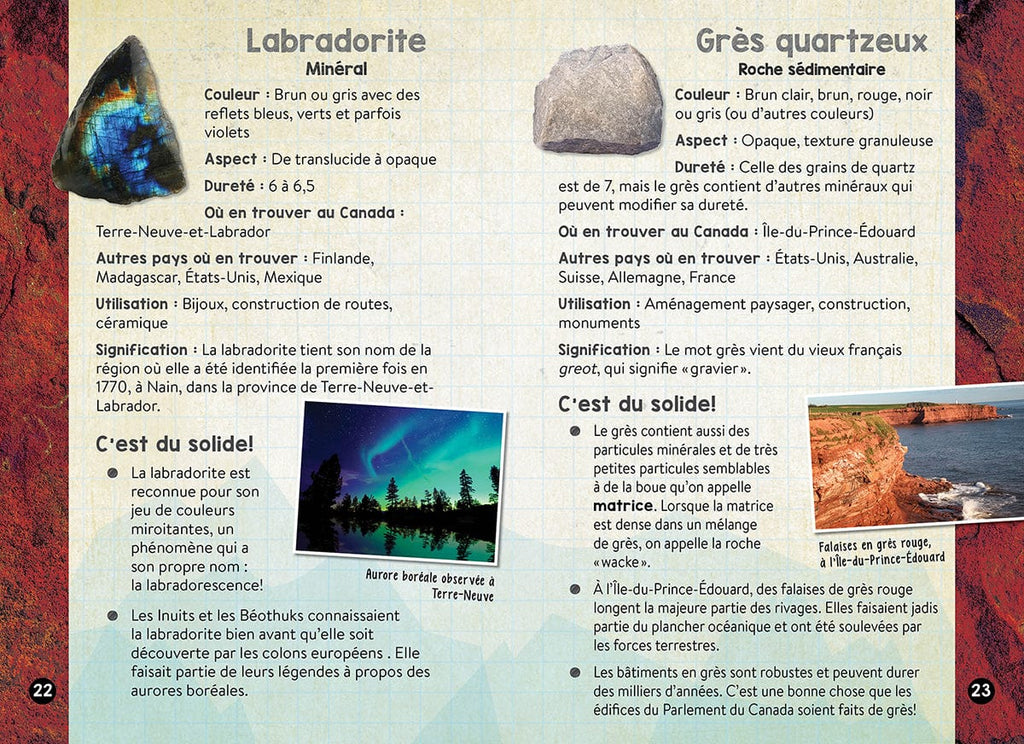 Roches et minéraux canadiens Canadian