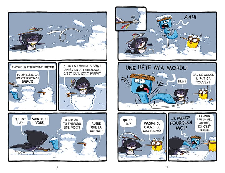 Plumo et Phobie T02 - Menace sur la glace